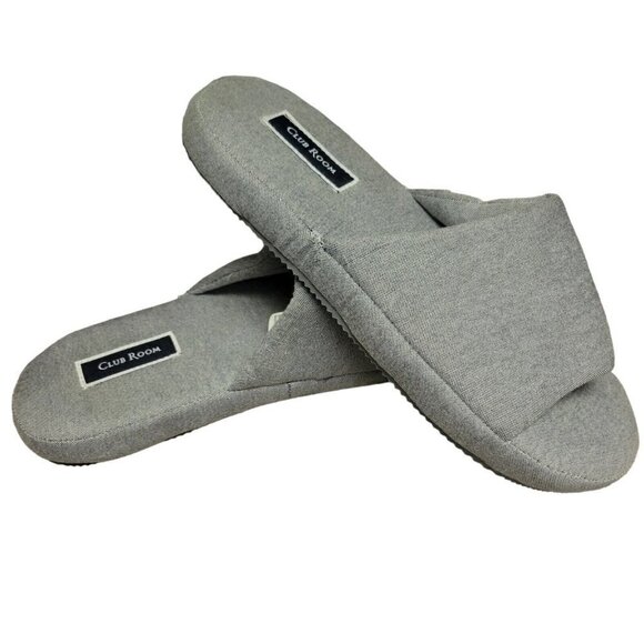 CLUB Room Cushioned Fabric Slides Men's.  Size Size 9. New Without Box - Picture 1 of 8
